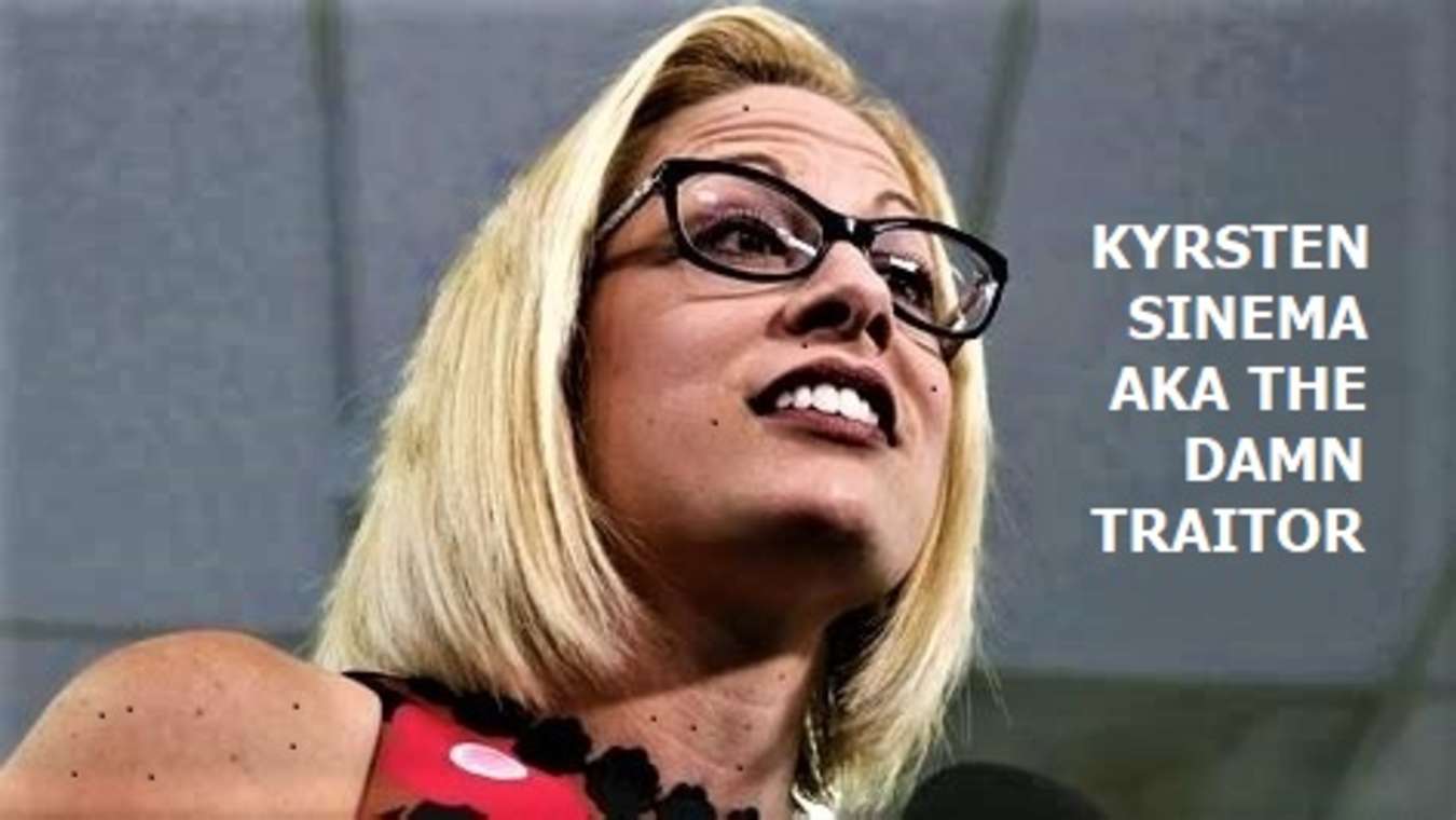 Arizona Senator Kyrsten Sinema Is A Female Benedict Arnold The Spoof