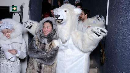 Funny story - Polar Bears Drowning Under All That Fashionable Fur