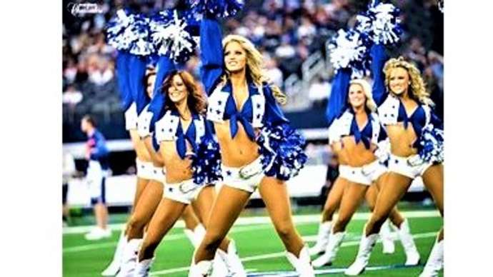 Look: Cowboys Cheerleader's Message For Bucs Goes Viral - The Spun